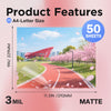 HARTWII 50 Pack Matte Laminating Sheets 9 x 11.5 Inches, 3Mil Ultra Clear Thermal Laminating Pouches with Matte Finish, Fits 8.5 x 11 Letter Size, Glare Free & Writable for Documents