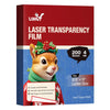 Uinkit Laser Transparency Film Transparent Paper for Overhead Projector and Laser Jet Printer Copier,