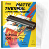 Uinkit A4 Letter Thermal Laminating Pouches, 9 x 11.5 Inches, Matte & Glossy Finish, 3/5/7 Mil Thickness, 30-200 Pack Sizes - Multi-Variation Listing