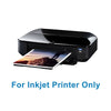 Uinkit Premium Adhesive Photo Paper 8.5x11 inch Glossy Self-Adhesive Sticker Paper for Inkjet Printer, Quick Dry Works with Cricut Silhouette - Perfect for Stickers Labels (200)