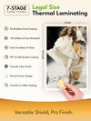 Uinkit US Legal Thermal Laminating Pouches, 9 x 14.5 Inches, Matte & Glossy Finish, 3/4/5/7 Mil Thickness Options