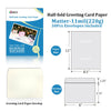 Half Folding Greeting Card Paper - 5.5x8.5 When Fold 68lb - 50Sheets Matt Inkjet Paper with Envelop Uinkit