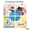 Uinkit 30 Sheets Printable Matte Sticker Photo Paper，8.5x11 Full Sheet Inkjet Self Adhesive Photo Paper