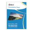 Presentation Paper Matte 100 Sheets- Double Side Matt Paper Uinkit 6.5 Mil 130Gsm 8.5x11, 11x13, 13x17 Size For any laser and Inkjet Printer