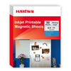Printable Magnet Glossy Sheets for inkjet printer 13.5mil 8.5 x 11 inches and Self-Sealing Laminating Pouches 4x6