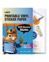 Uinkit Inkjet PP Label Paper A3 (11 x 17 Inch), Glossy/Matte/Adhesive Finish, 10-200 Sheet Packs