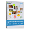 Uinkit Printable Magnetic sheets Non Adhesive 13.5mil 8.5 x 11 Inches Thick Magnet Matte Paper for Inkjet Printers