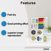Uinkit Inkjet Transparency Film 8.5x11 OHP Overhead Projector Film for DIY Crafting 100% Clear Transparency Paper For Inkjet Printer