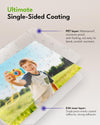 Uinkit PET Cold Laminating Film, A4 / A3 / 4R Sizes, 4 Mil Self-Adhesive Single-Sided Cold Laminating Pouches